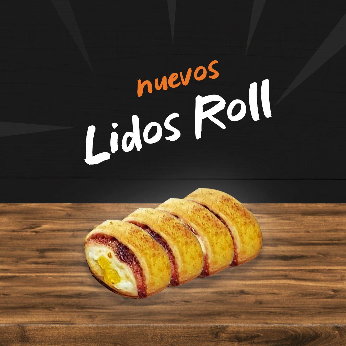 Lidos Roll, postre relleno horneado